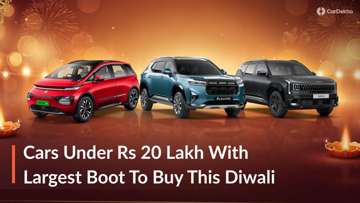 10 Cars With The Biggest Boots Under Rs 20 Lakh To Buy This Diwali 10 Cars With The Biggest Boots Under Rs 20 Lakh To Buy This Diwali