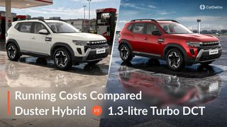 New Renault Duster Hybrid Vs 1.3-litre Turbo-petrol Running Costs Compared: How Much More Affordable Is The Hybrid To Use? New Renault Duster Hybrid Vs 1.3-litre Turbo-petrol Running Costs Compared: How Much More Affordable Is The Hybrid To Use?