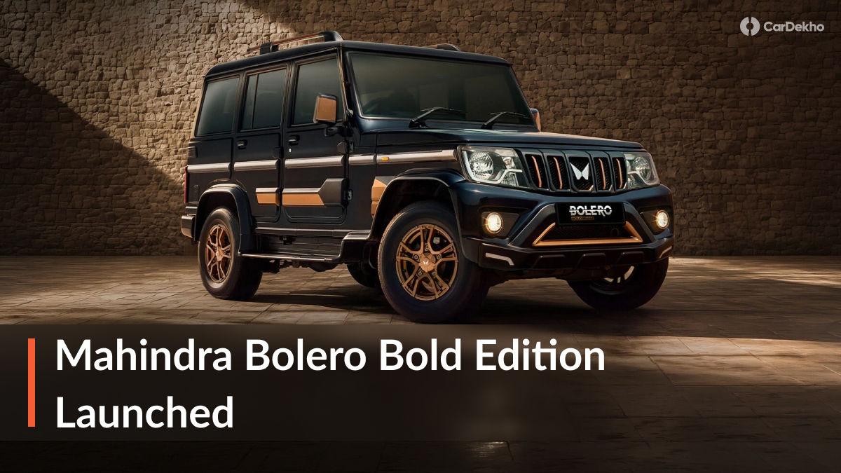 2026 Mahindra Bolero Bold Edition Launched With Bronze Accents, Roof Rails And Updated Upholstery 2026 Mahindra Bolero Bold Edition Launched With Bronze Accents, Roof Rails And Updated Upholstery