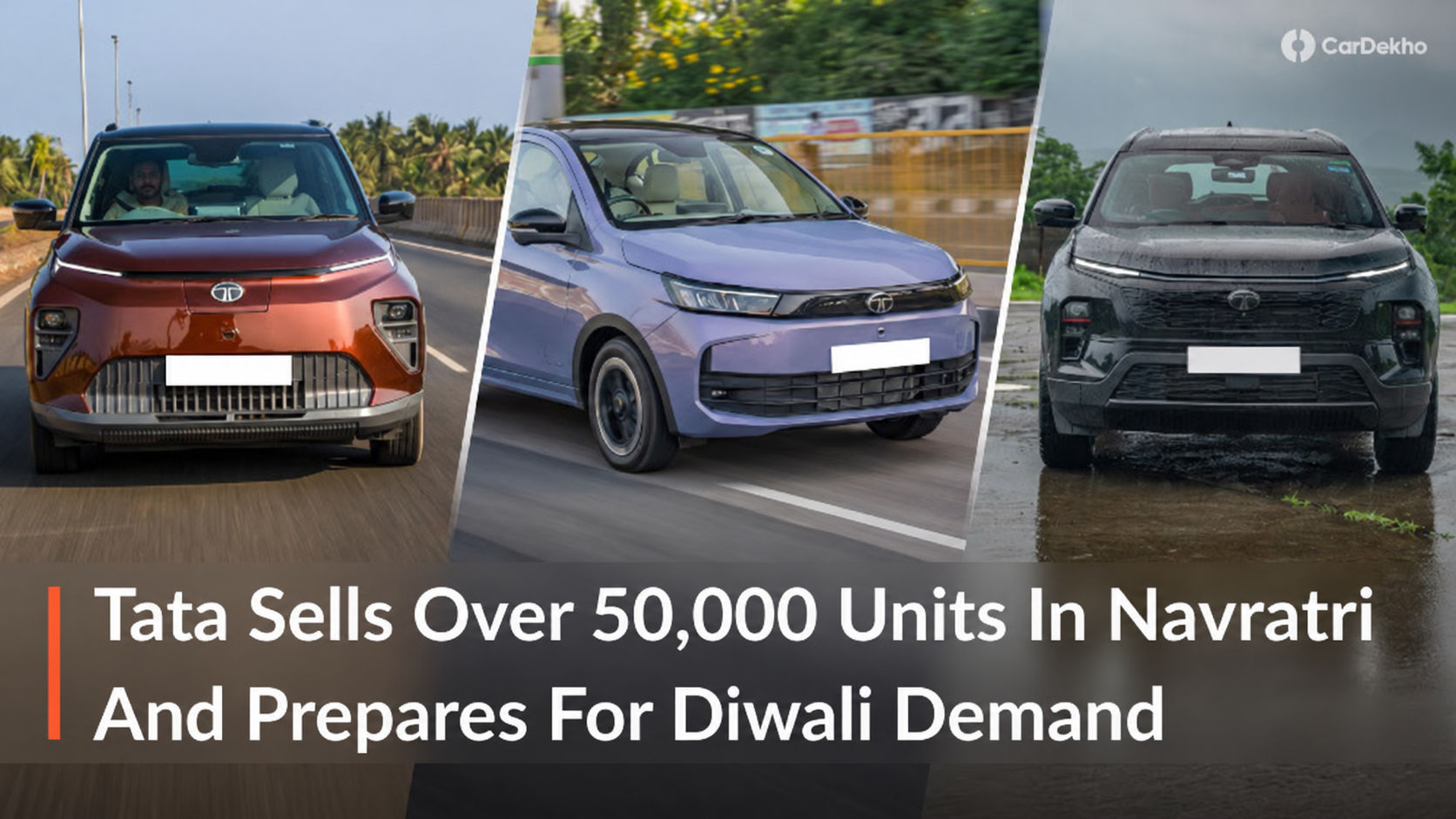Tata Sells More Than 50,000 Cars During Navratri, Ramps Up Production For Diwali! Tata Sells More Than 50,000 Cars During Navratri, Ramps Up Production For Diwali!