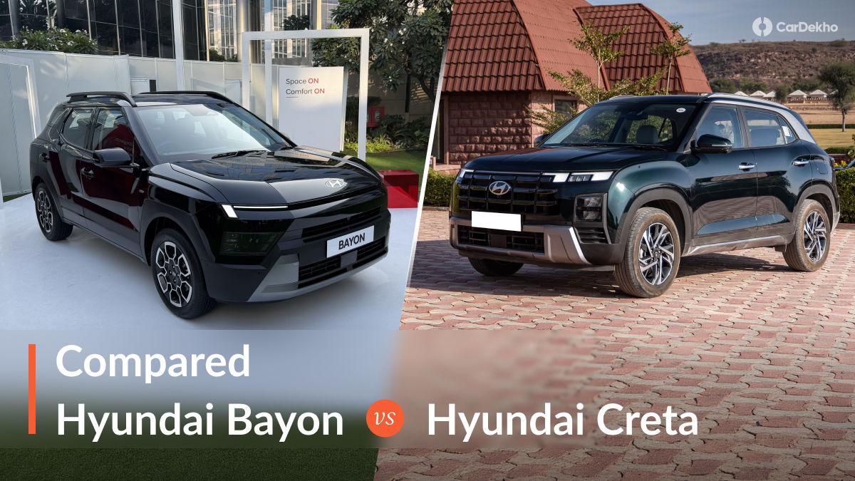 2026 Hyundai Bayon Vs Hyundai Creta Compared: How Much More Does The Creta Offer Over The Bayon? 2026 Hyundai Bayon Vs Hyundai Creta Compared: How Much More Does The Creta Offer Over The Bayon?