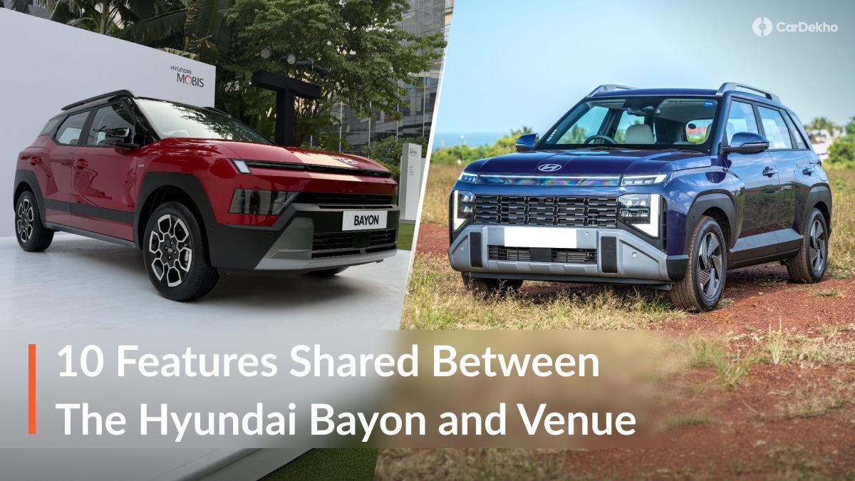 Top 10 Features That Are Shared Between The Hyundai Bayon And Hyundai Venue Top 10 Features That Are Shared Between The Hyundai Bayon And Hyundai Venue