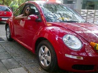 Volkswagen Beetle adorns Bipasha’s home
