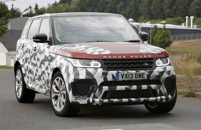 2015 Range Rover Sport RS version spied | CarDekho.com