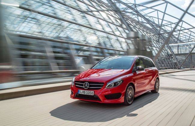 Mercedes-Benz B-Class Facelift Model Unveiled | CarDekho.com