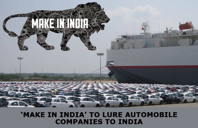 Make in India to lure automobile companies to India