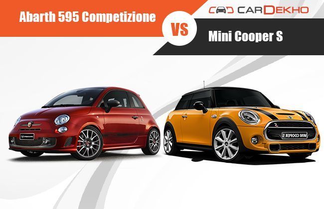 Abarth 595 Competizione vs Mini Cooper S