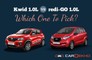 Kwid 1.0L VS redi-GO 1.0L &ndash; Which One To Pick?