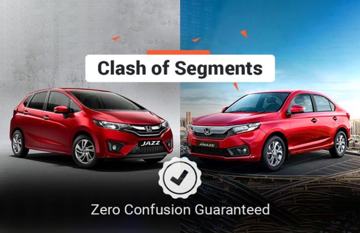 Clash Of Segments: 2018 Honda Jazz vs Honda Amaze - Which Car To Buy? Clash Of Segments: 2018 Honda Jazz vs Honda Amaze - Which Car To Buy?