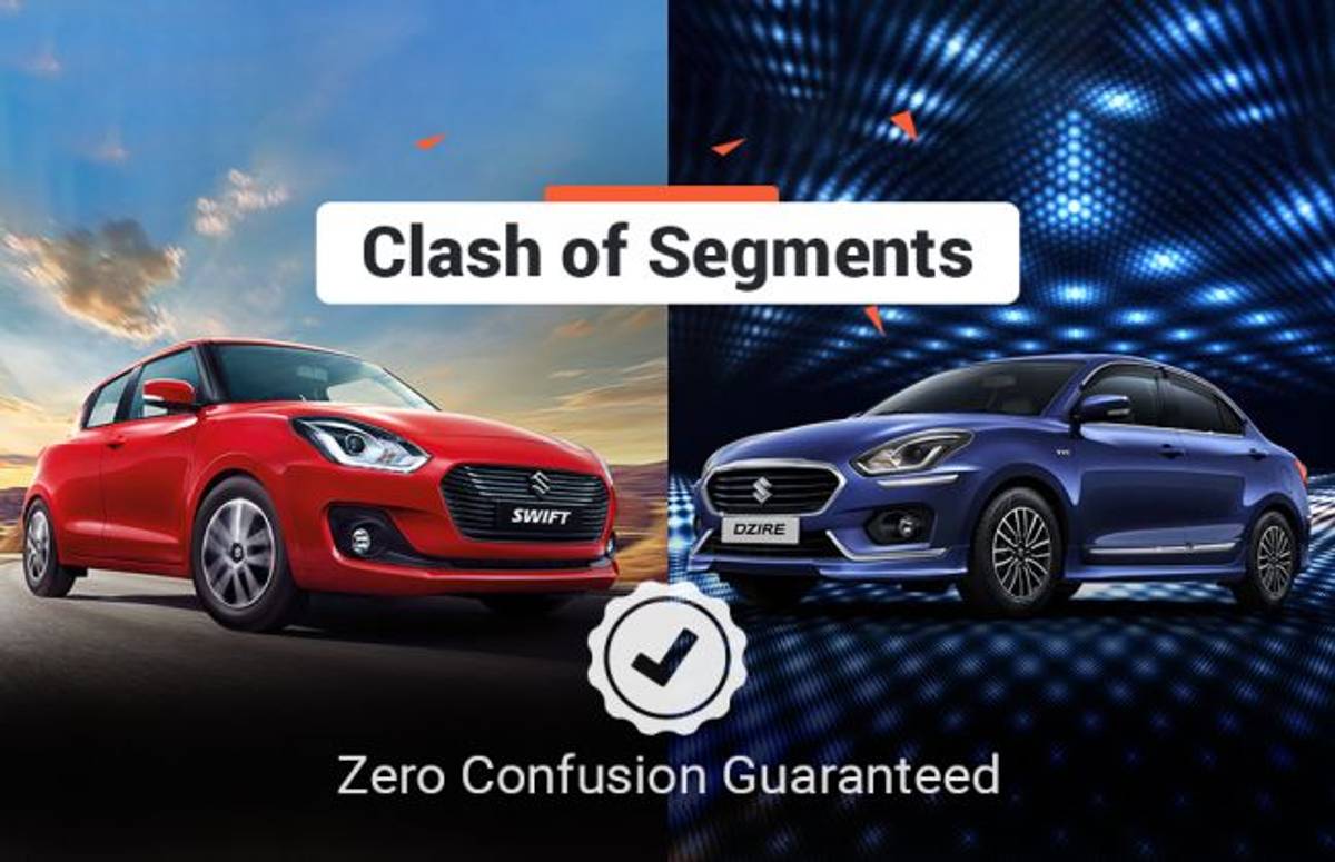 Clash Of Segments: Maruti Swift vs Maruti Dzire - Which Car To Buy? Clash Of Segments: Maruti Swift vs Maruti Dzire - Which Car To Buy?