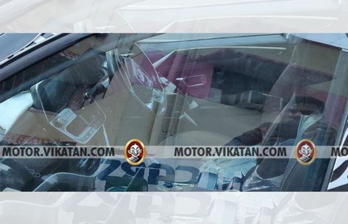 Tata Harrier Interior Spied: Gets Floating Touchscreen As Seen In H5X Concept Tata Harrier Interior Spied: Gets Floating Touchscreen As Seen In H5X Concept