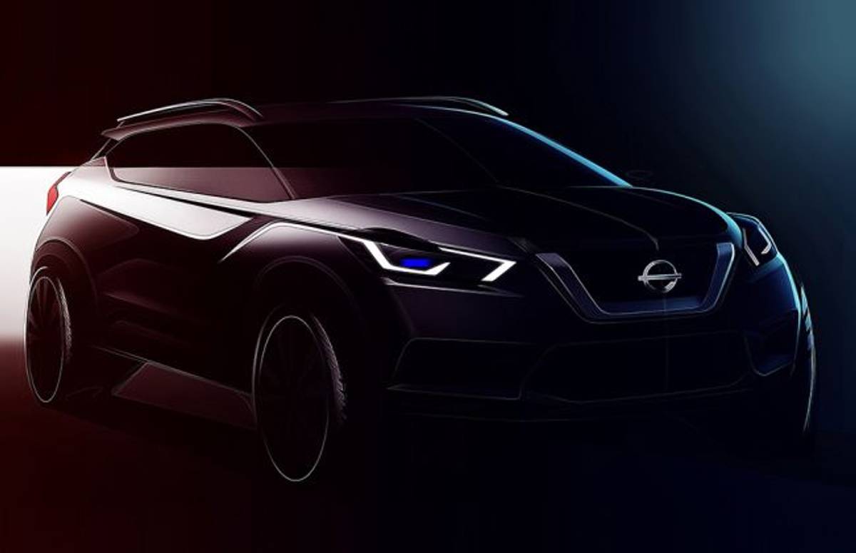 Nissan Releases Sketches Of India-spec Kicks SUV Nissan Releases Sketches Of India-spec Kicks SUV