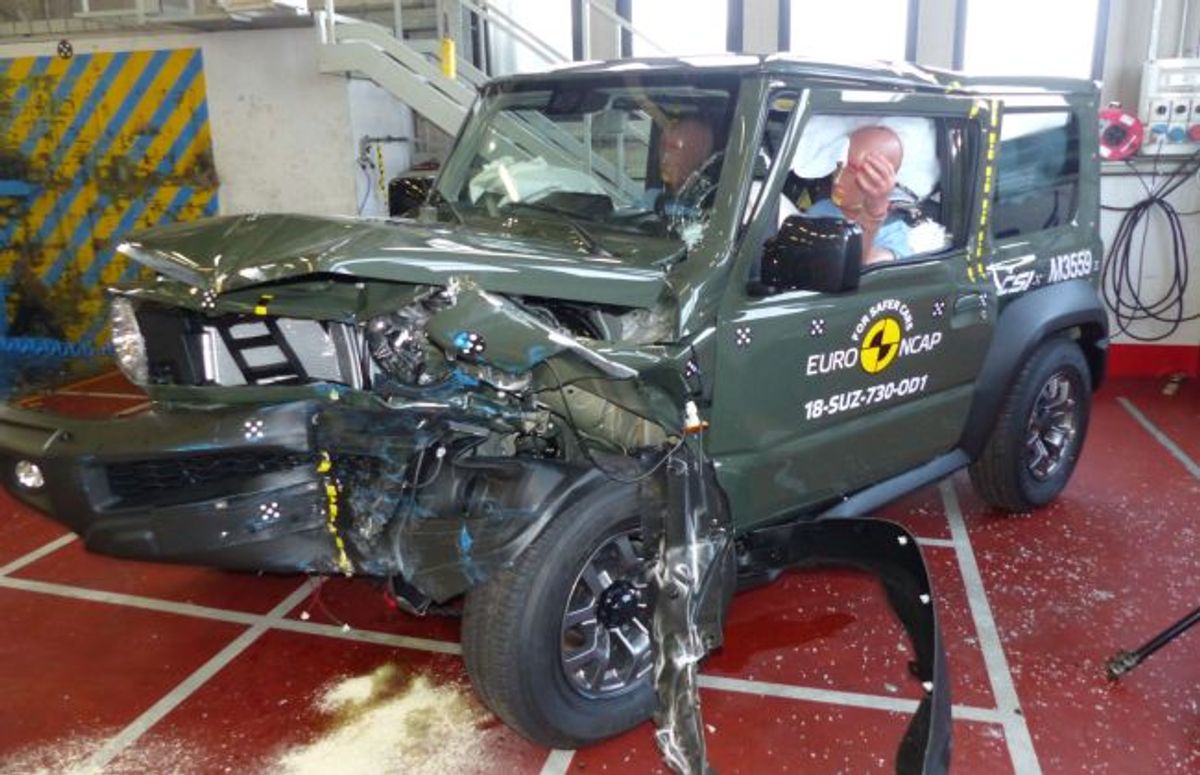 Suzuki Jimny Scores 3-Star Euro NCAP Crash Test Rating Suzuki Jimny Scores 3-Star Euro NCAP Crash Test Rating