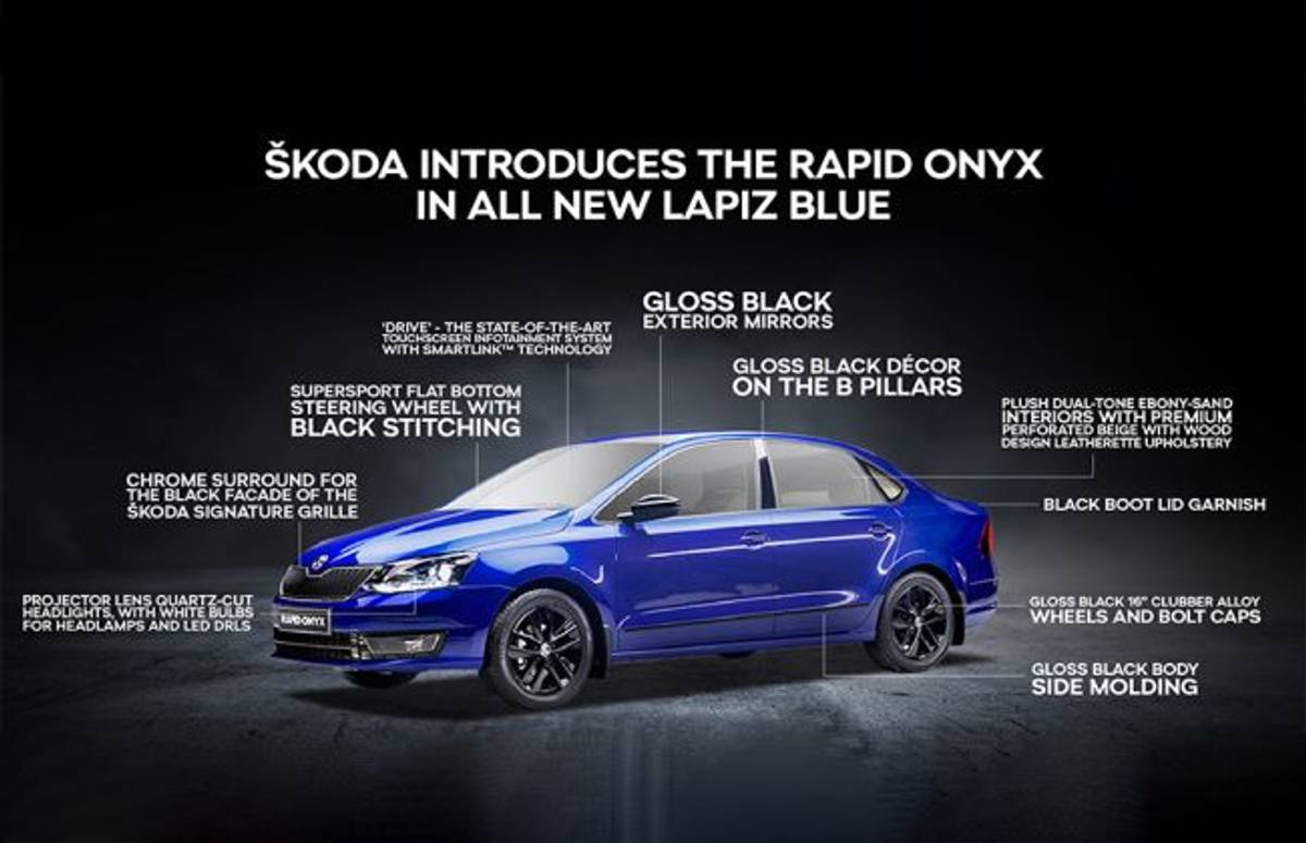 Skoda Rapid Onyx Edition Launched At Rs 9.75 Lakh Skoda Rapid Onyx Edition Launched At Rs 9.75 Lakh