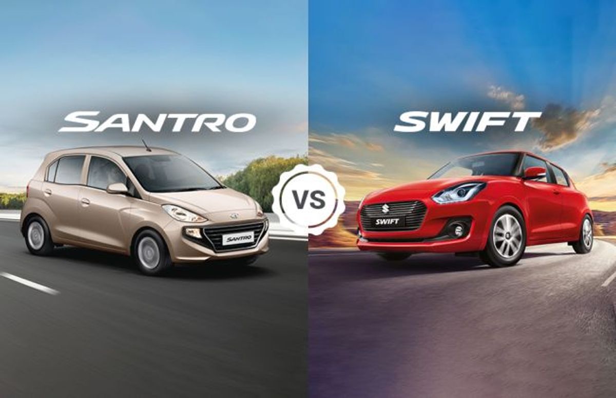 Clash Of Segments: Hyundai Santro Vs Maruti Suzuki Swift Clash Of Segments: Hyundai Santro Vs Maruti Suzuki Swift