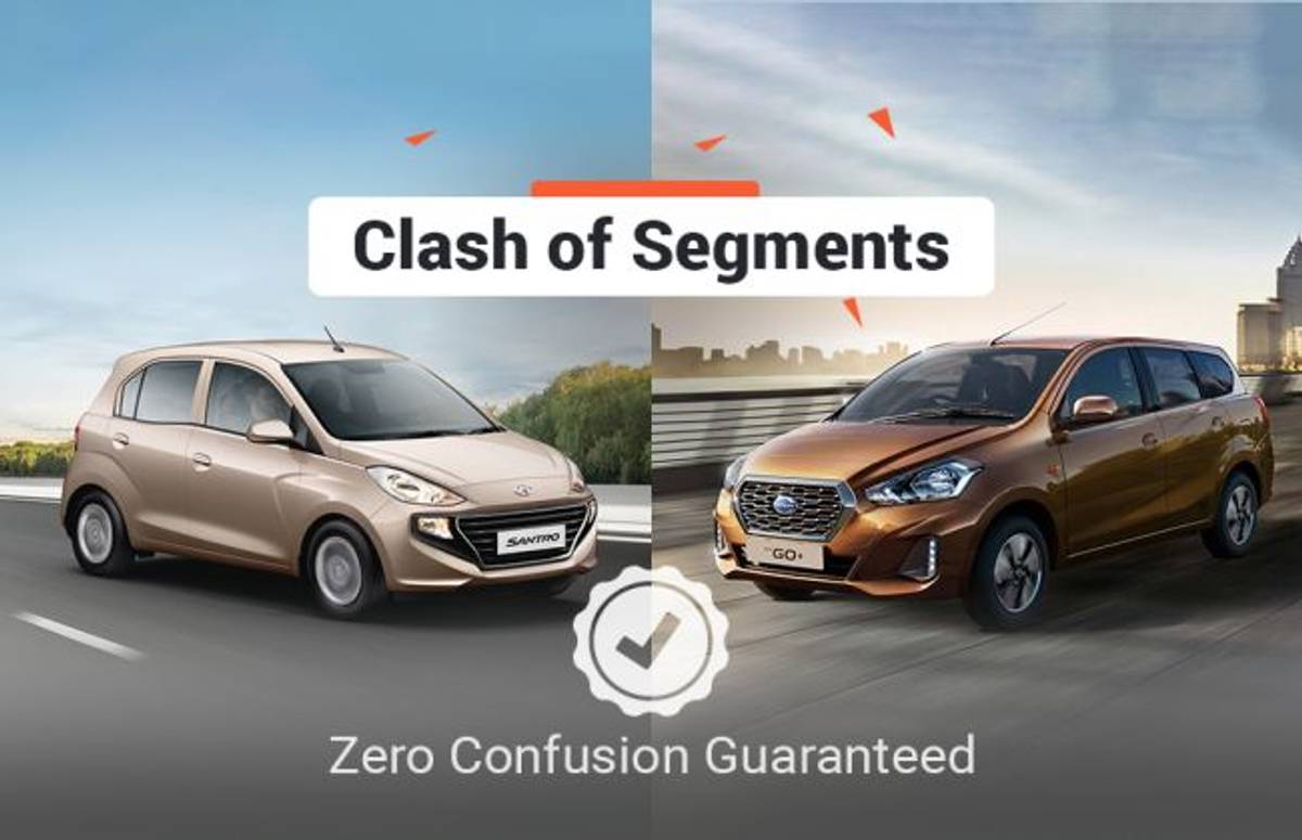 Clash of Segments: Hyundai Santro vs Datsun GO+ - Which Car To Buy? Clash of Segments: Hyundai Santro vs Datsun GO+ - Which Car To Buy?