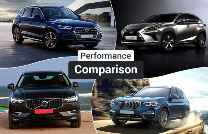 Lexus NX 300h Hybrid Vs BMW X3, Audi Q5, Volvo XC60 Diesel: Real-world Performance Comparison Lexus NX 300h Hybrid Vs BMW X3, Audi Q5, Volvo XC60 Diesel: Real-world Performance Comparison