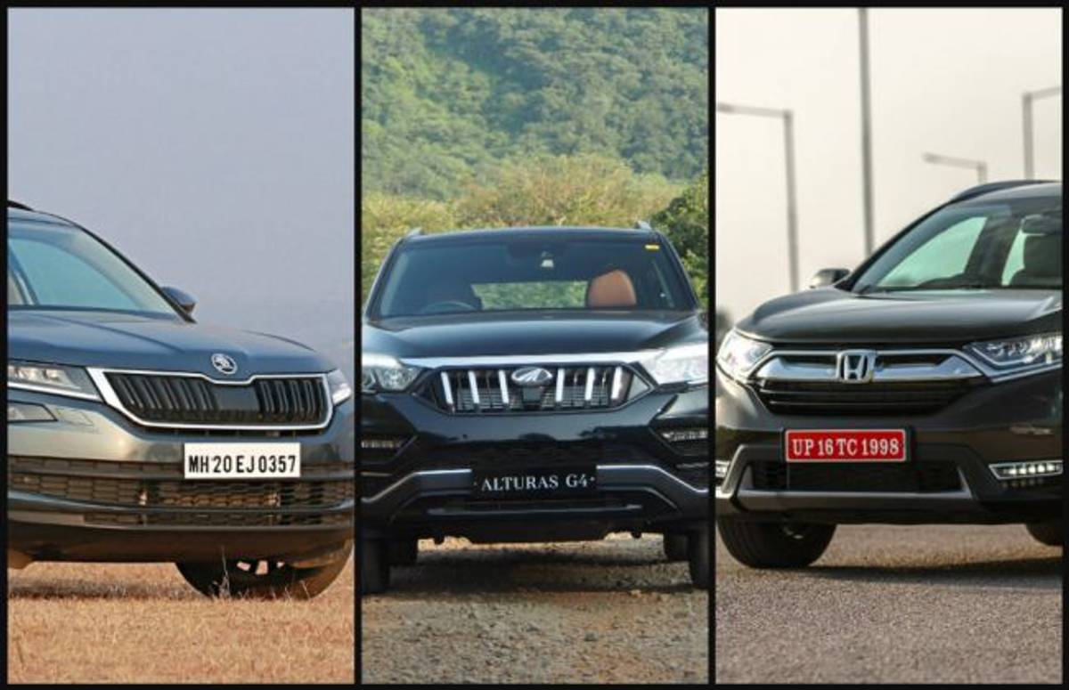 Spec Comparison: Mahindra Alturas G4 vs Skoda Kodiaq vs Honda CR-V Spec Comparison: Mahindra Alturas G4 vs Skoda Kodiaq vs Honda CR-V