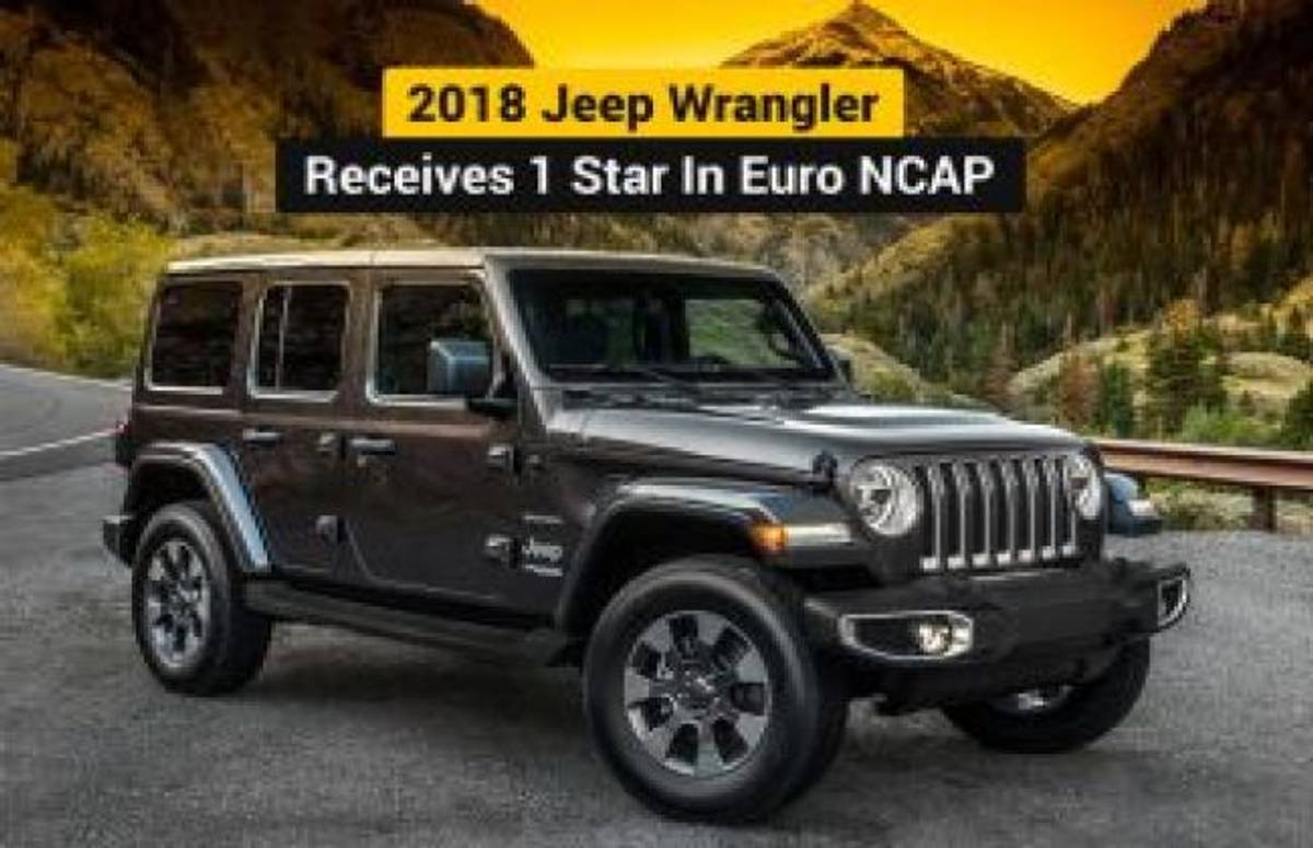 India-bound 2018 Jeep Wrangler Scores 1 Star In Euro NCAP Crash Tests India-bound 2018 Jeep Wrangler Scores 1 Star In Euro NCAP Crash Tests