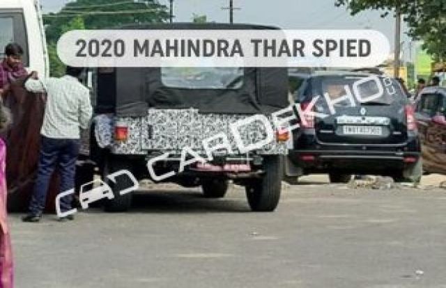 Exclusive New Bigger Mahindra Thar Spied For The First Time