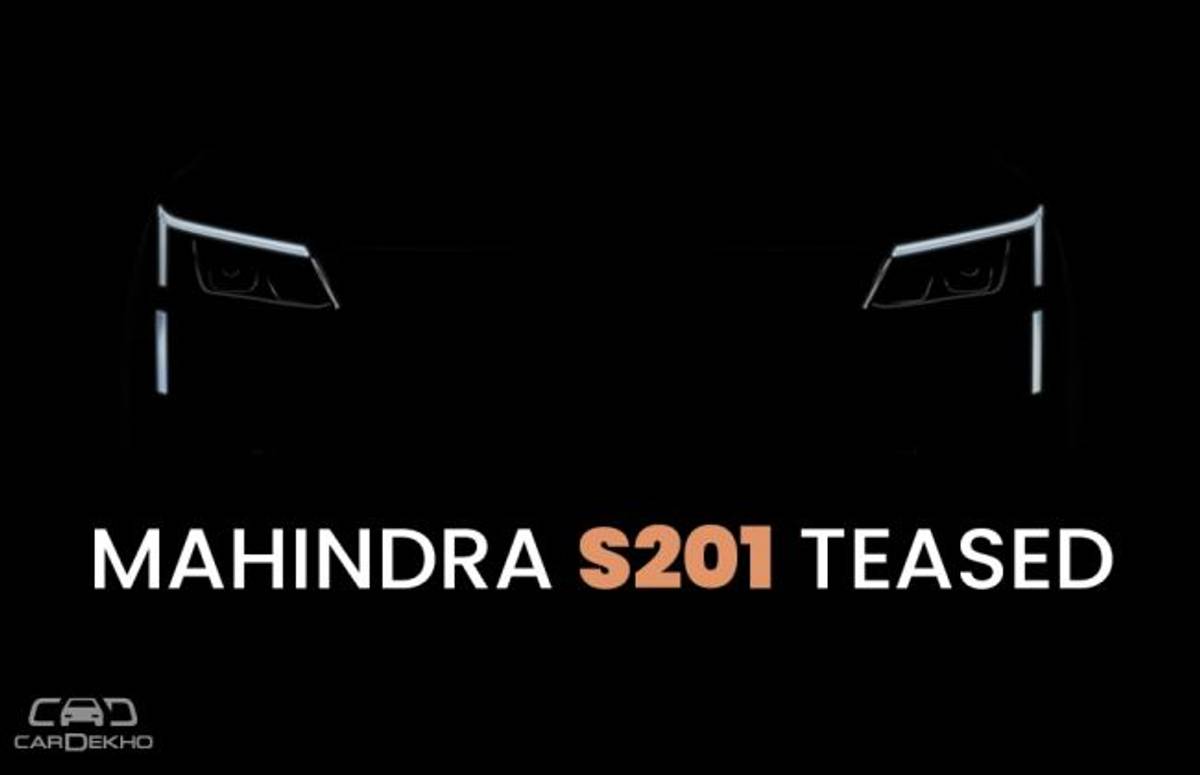 Mahindra S201 SUV Teased; Details To Be Revealed Tomorrow Mahindra S201 SUV Teased; Details To Be Revealed Tomorrow