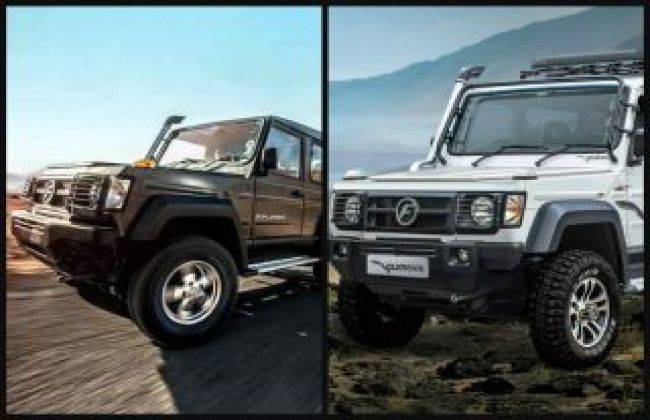 Force Gurkha Xtreme vs Xplorer: Spec Comparison | CarDekho.com