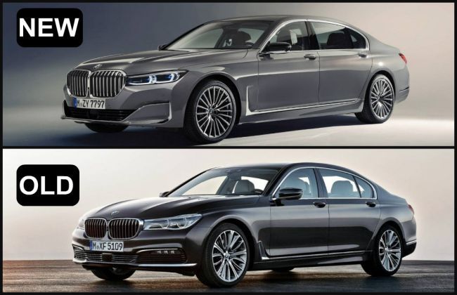  BMW Serie 7 2019: nuevo versus viejo |  CarDekho.com