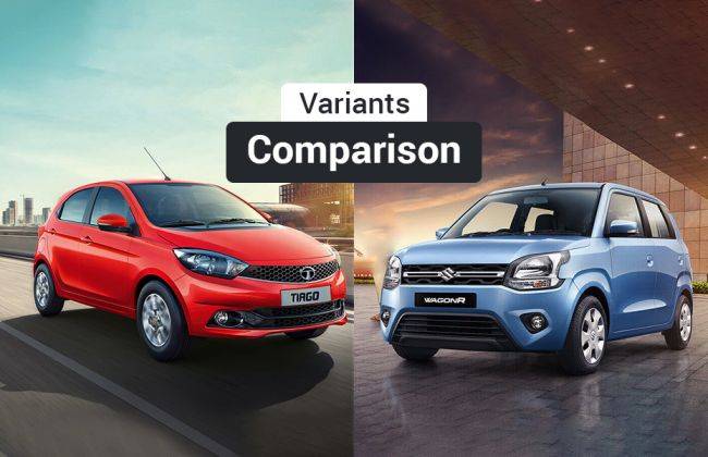 2019 Maruti Wagon R vs Tata Tiago: Variants Comparison | CarDekho.com