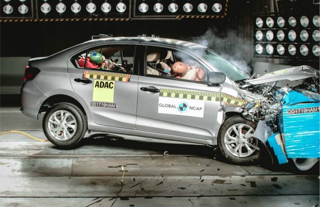 Honda Amaze Safety Rating