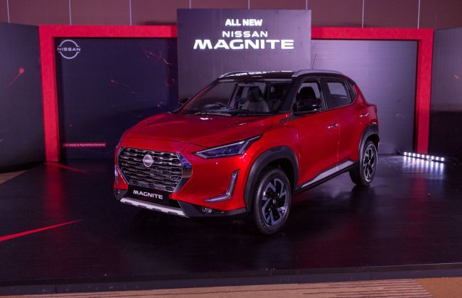 Nissan Magnite SUV Exterior Detailed In Pictures