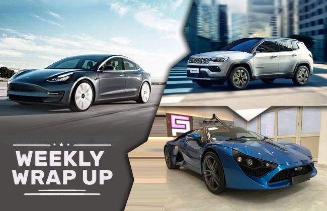 Top India Car News Of The Week: Tesla India Launch Confirmed, 2021 Compass Spied, Gravitas Unveil Date Confirmed, DC Avanti Scam - Vimarsana News