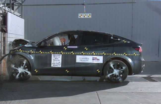 India-bound 2021 Tesla Model Y SUV Receives Five Star Crash Test Rating - Vimarsana News