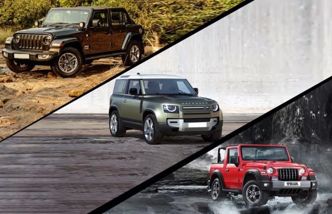 Jeep Wrangler vs Mahindra Thar vs Land Rover Defender vs Toyota Fortuner vs  Ford Endeavour: Price Comparison 
