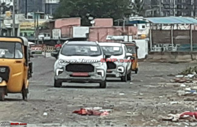 Ford EcoSport Facelift Spied, Minor Beauty Change Noticed