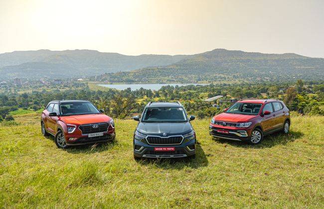 Hyundai Creta vs Skoda Kushaq vs Volkswagen Taigun: Space And ...