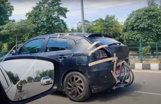 2022 Maruti Baleno Spied Again, New Alloy Wheels, Front Grille, And ...