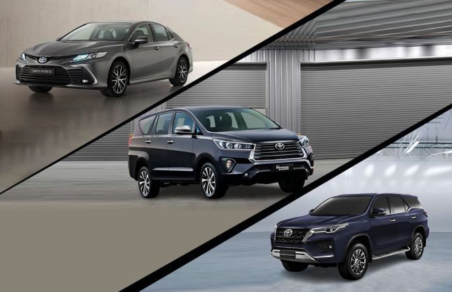 Toyota Innova Crysta, Fortuner And Camry Prices Hiked By Up To Rs 1.75 Lakh