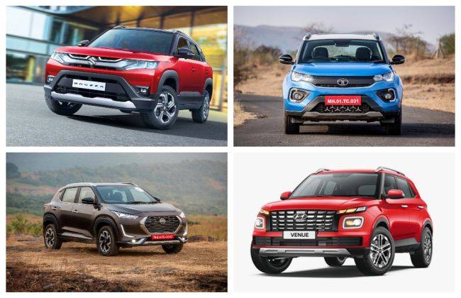 2022 Maruti Brezza vs Hyundai Venue vs Kia Sonet vs Tata Nexon vs ...