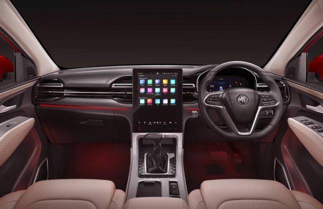 2022 MG ZS EV Facelift Interior Revealed