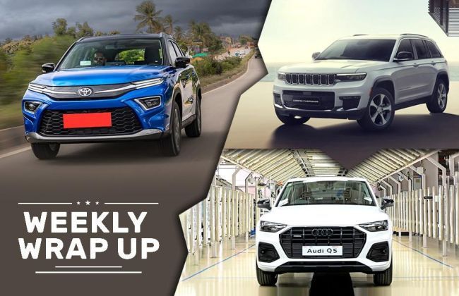 Popular Car News This Week (November 7-11): Toyota Hyryder and Glanza CNG, Jeep Grand Cherokee Bookings, New Tata Variants Teased| Roadsleeper.com