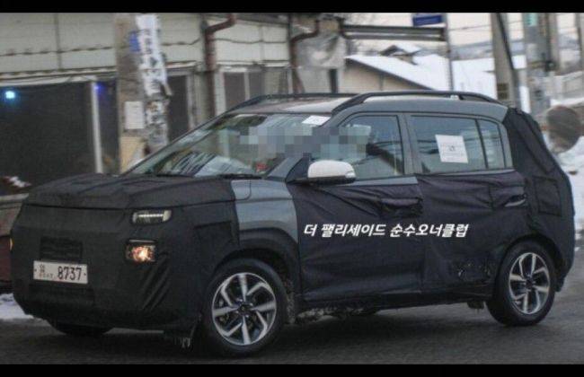 Tata Punch-rivaling Hyundai Micro SUV Spied In Korea | CarDekho.com