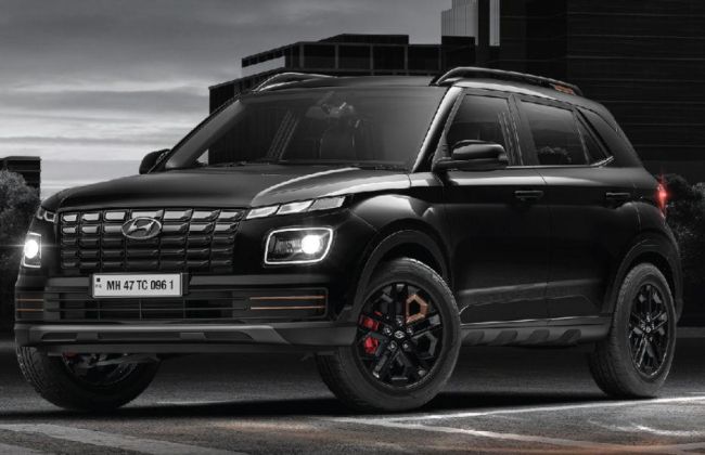 Hyundai Venue Goes All-Black With The New Knight Edition | CarDekho.com
