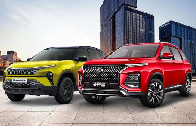 7 Advantages The Tata Harrier Facelift Offers Over The Mg Hector 