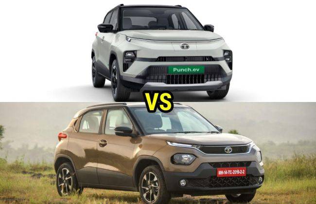 Tata Punch EV vs Tata Punch ICE (Internal Combustion Engine): In Pics