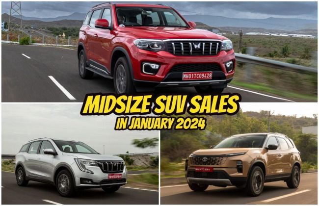 Midsize SUV Sales In January 2024: Mahindra Scorpio, Mahindra XUV700 ...