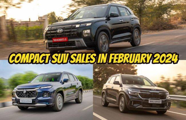 Compact SUV Sales In February 2024: Hyundai Creta, Maruti Grand Vitara ...