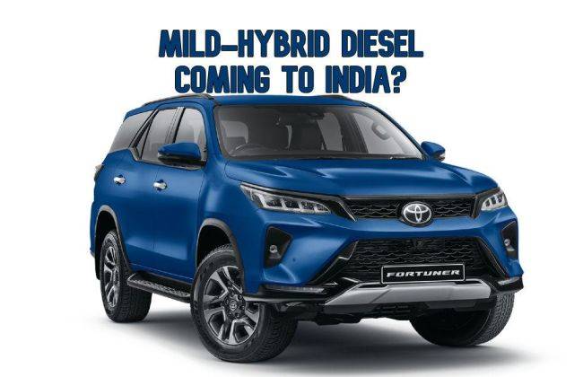 Toyota Fortuner MHEV (Diesel Mild-Hybrid) Could Come To India By End Of ...