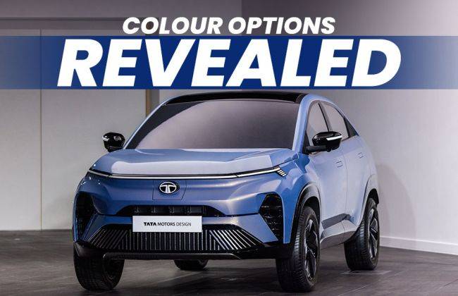 Tata Curvv Ev Variant Wise Colour Options Revealed