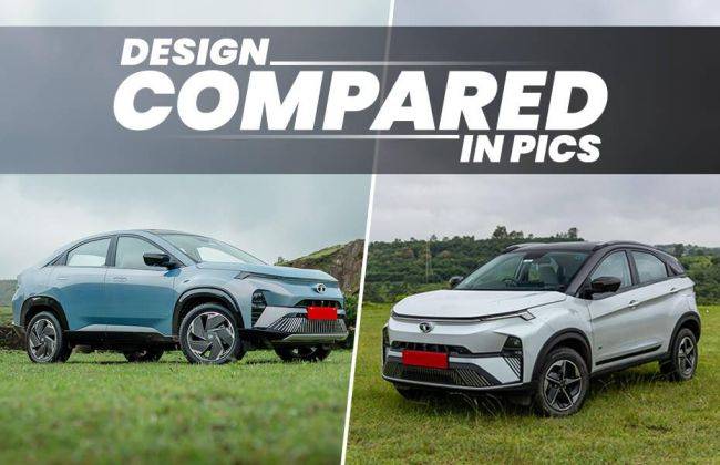 Tata Curvv Ev Vs Tata Nexon Ev Exterior And Interior Design Compared