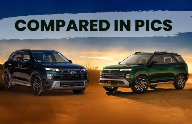 2024 Hyundai Alcazar Facelift vs Hyundai Creta: Exterior And Interior ...